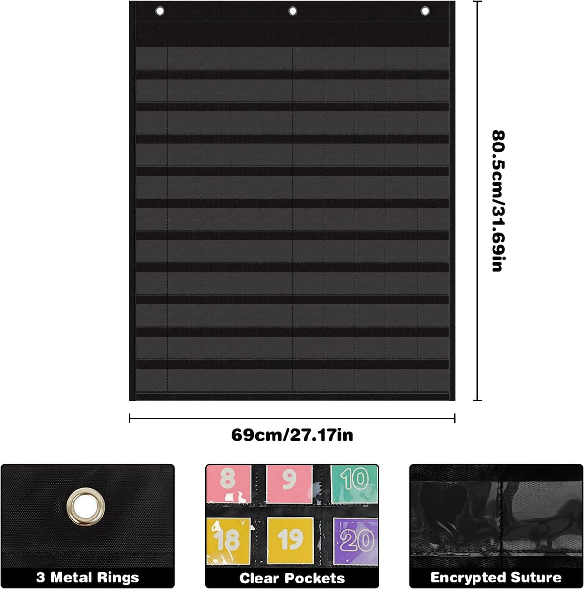 Jenlan Hundreds Pocket Chart