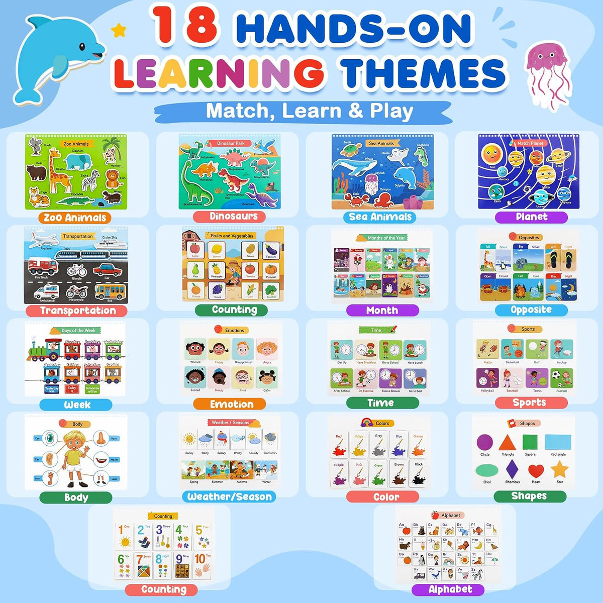 URMYWO Preschool Busy Book