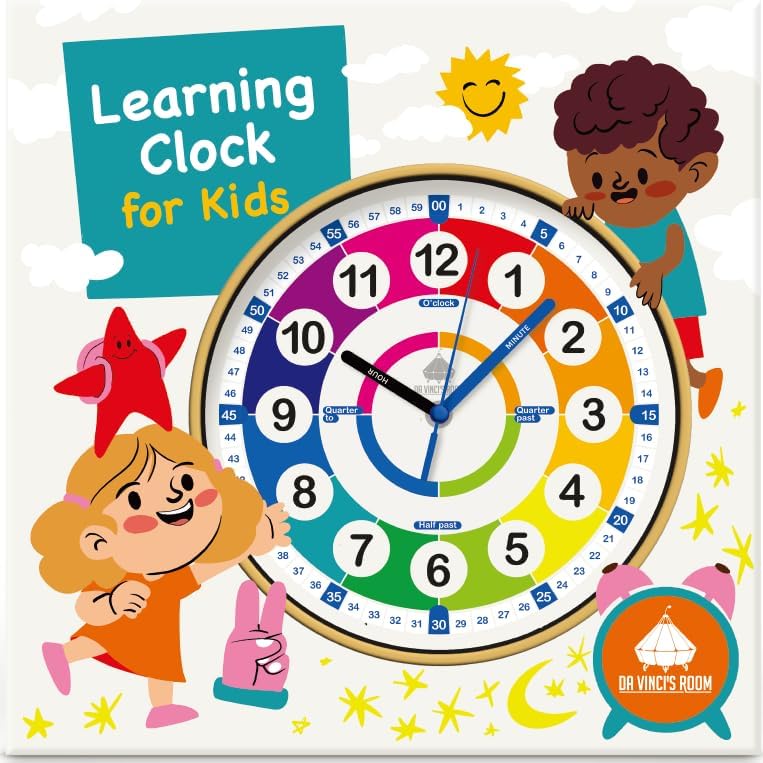 da Vinci's Room Teaching Clock for Kids