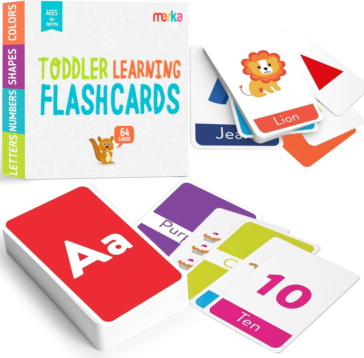 merka Toddler Flash Cards