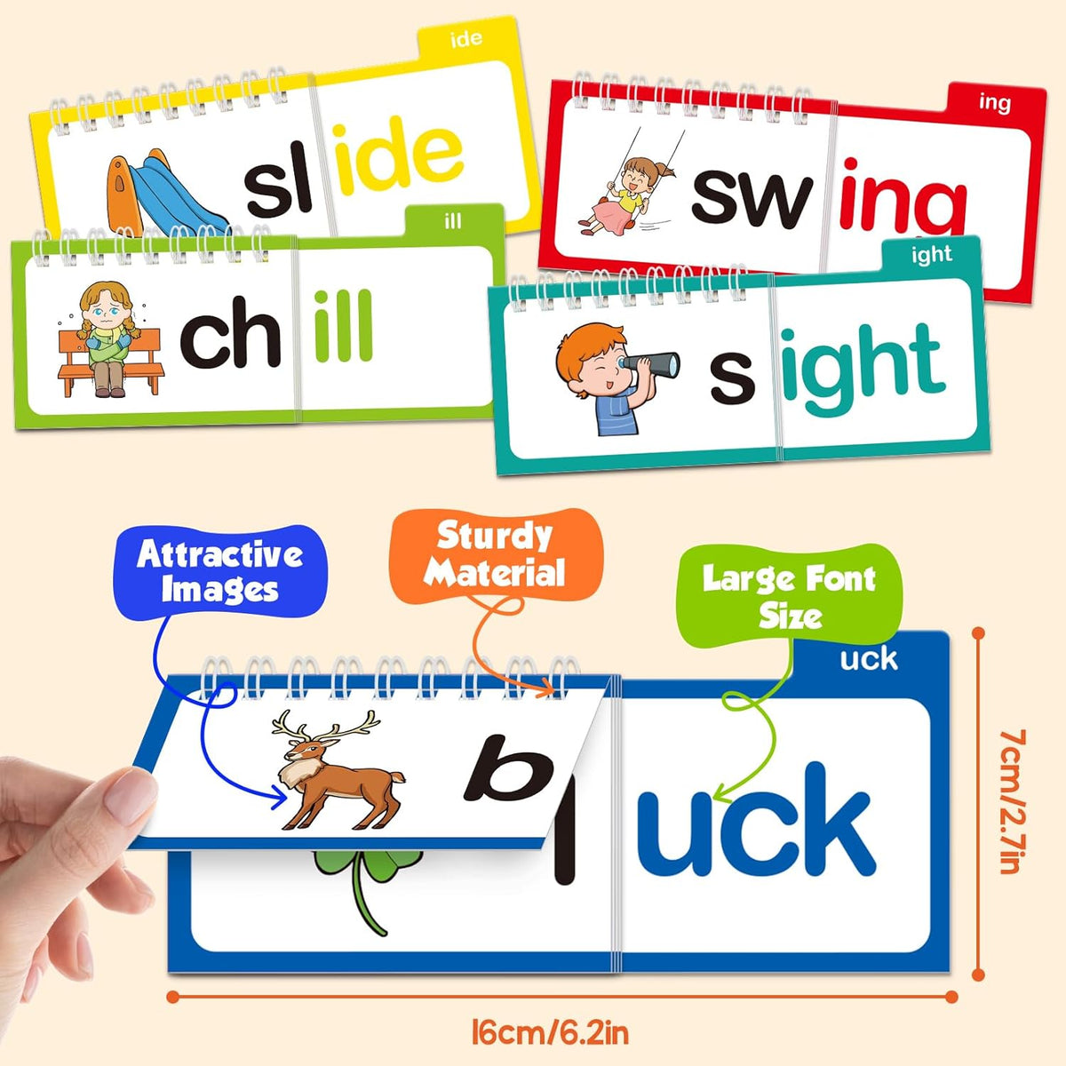 Edulok Word Family Flash Cards