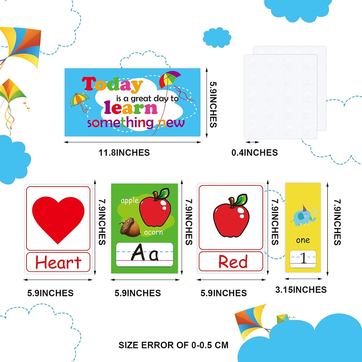 Outus Preschool Learning Cards