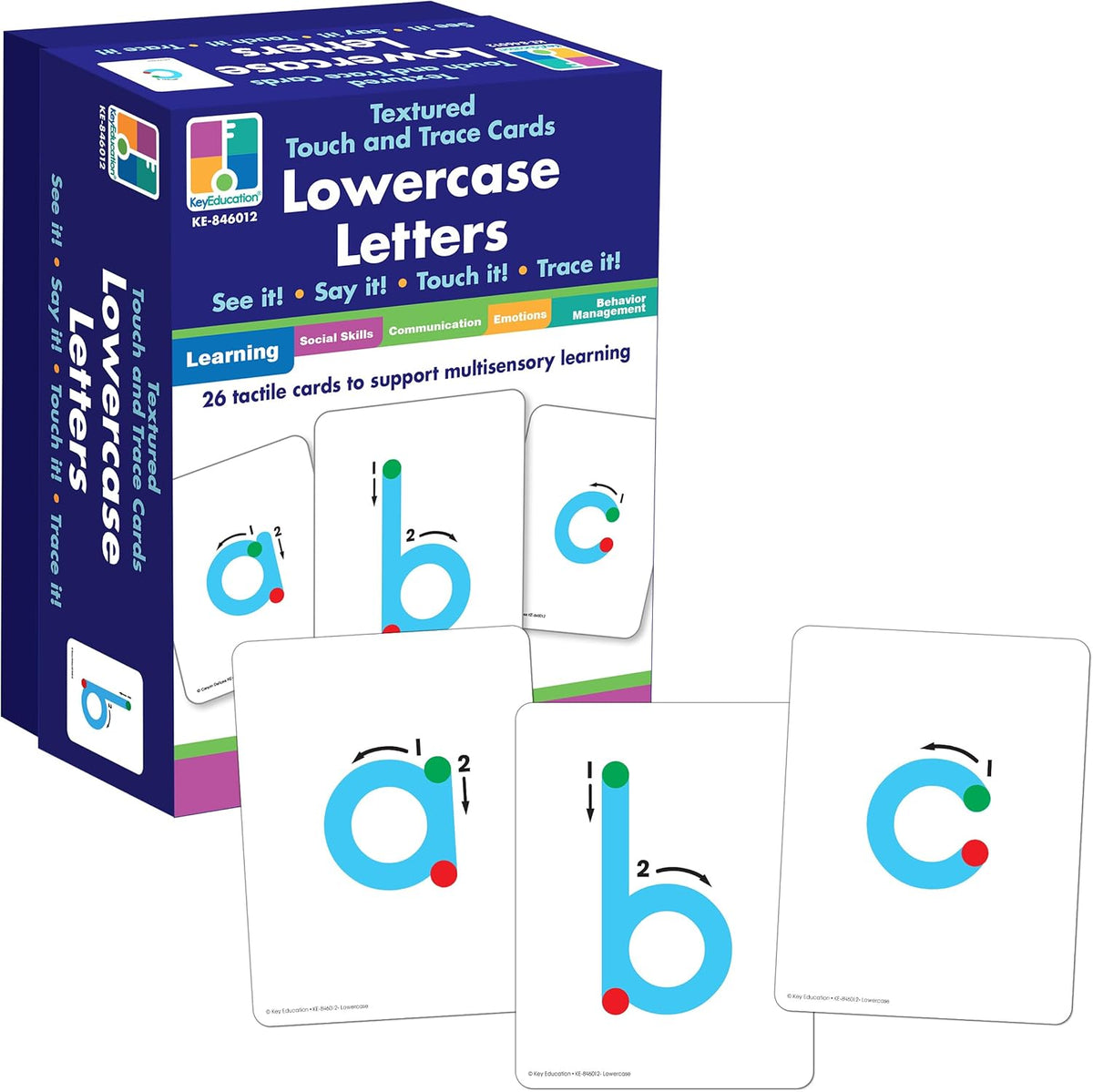 Key Education Textured Trace Cards