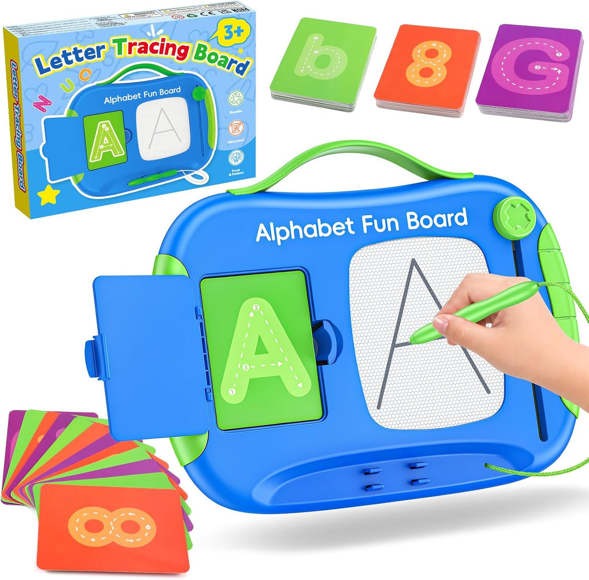 WootoyArt Magnetic Letter Tracing Board
