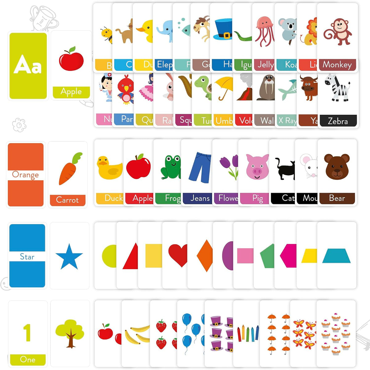 merka Toddler Flash Cards