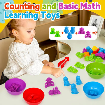 FQKIOMY Color Sorting Toys