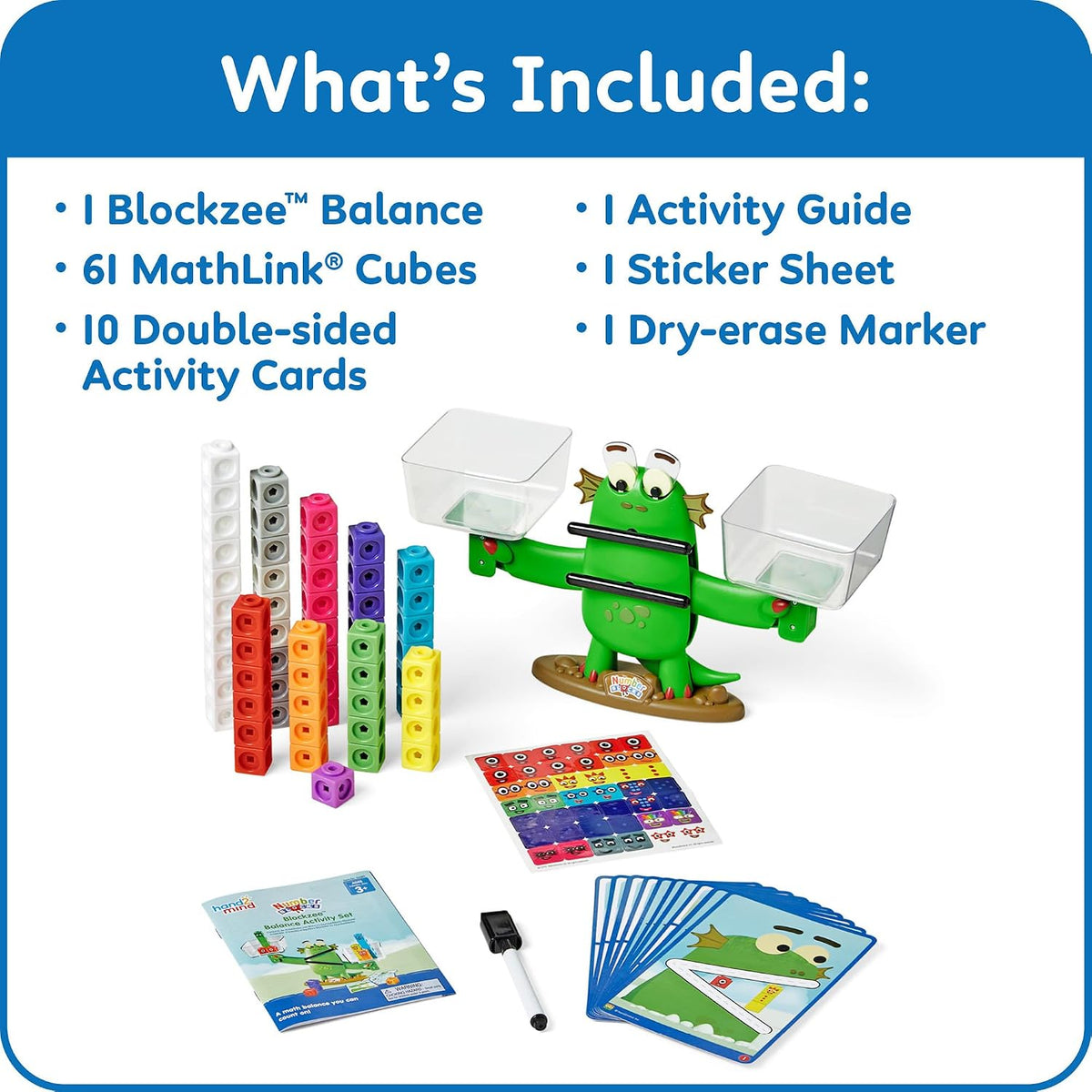 hand2mind Blockzee Balance Activity Set