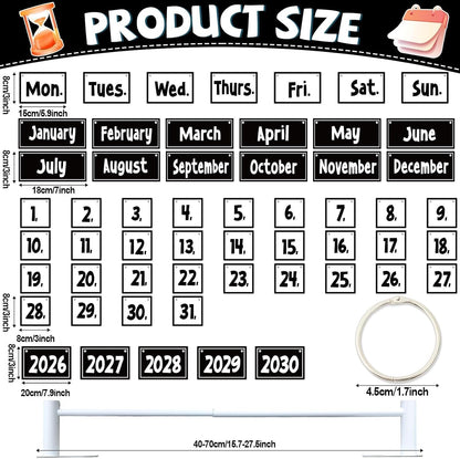 Naozinebi Classroom Flip Calendar