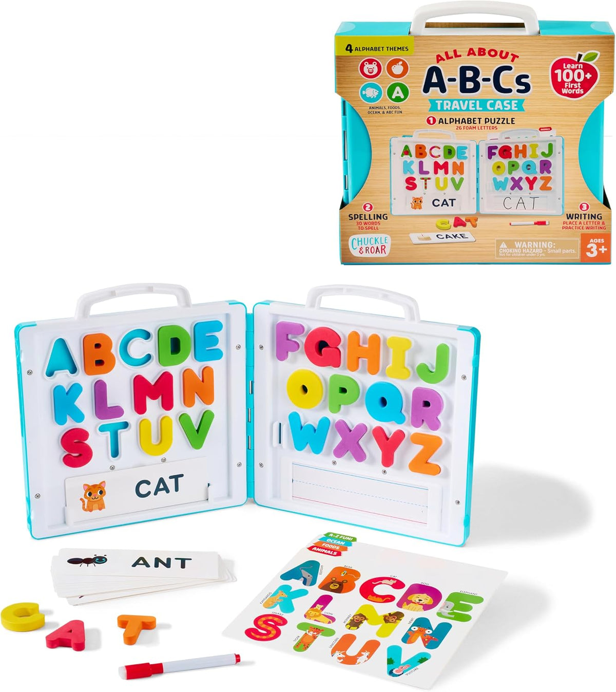 Chuckle & Roar Alphabet Learning Travel Case