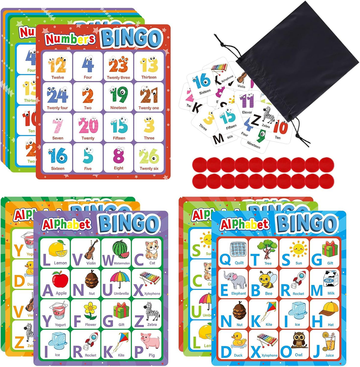 Edumix Alphabet Bingo Game