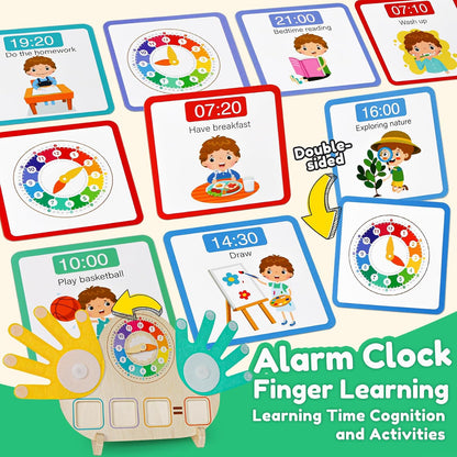 FQKIOMY Teaching Clock Activity Board