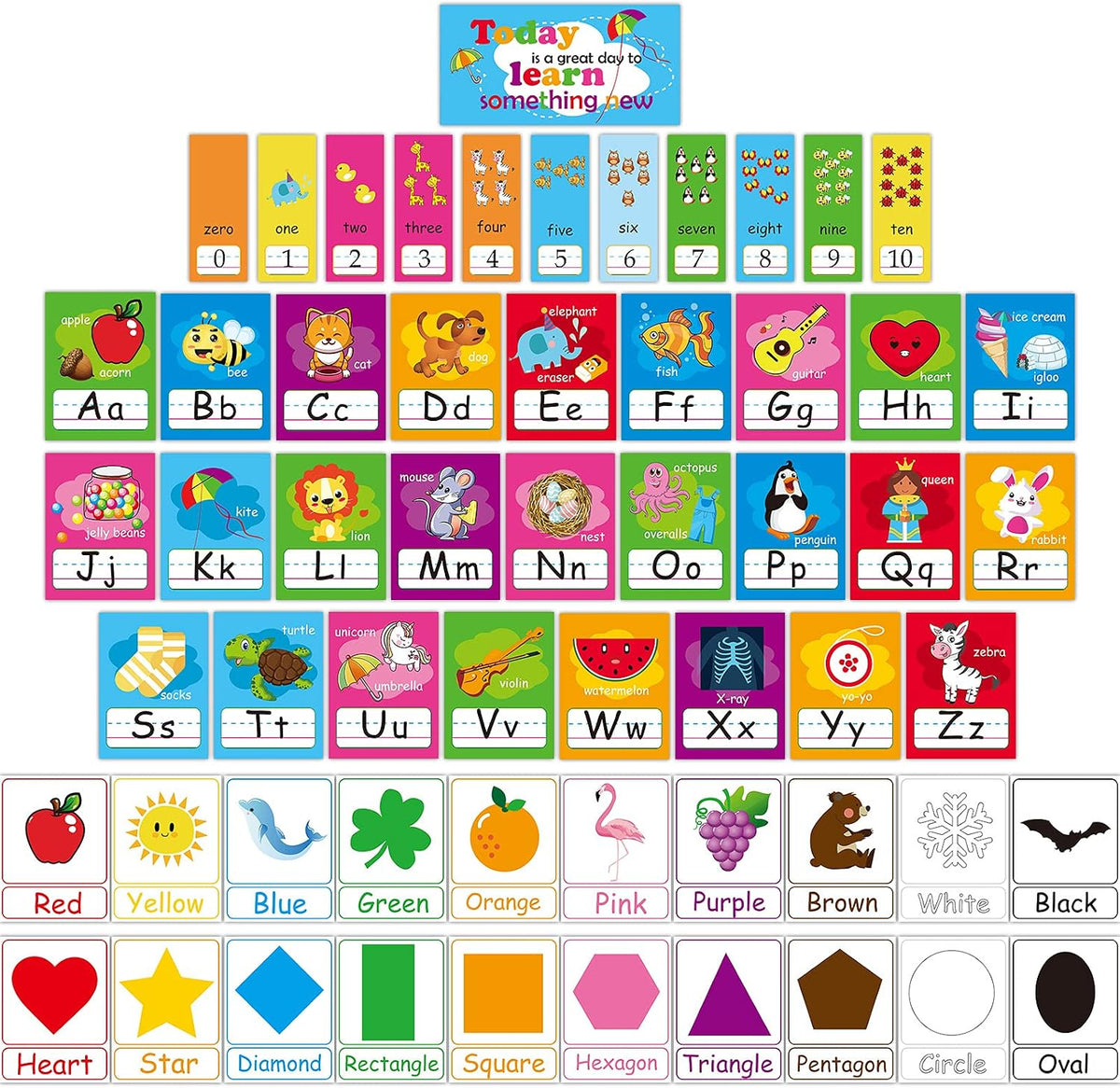 Outus Preschool Learning Cards