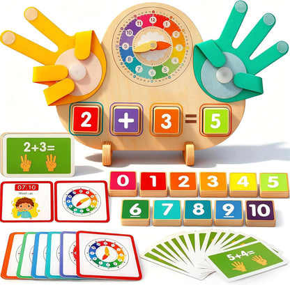 FQKIOMY Teaching Clock Activity Board
