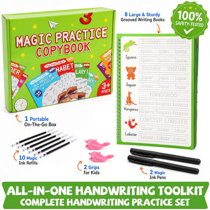 gisgfim Grooved Writing Practice Books