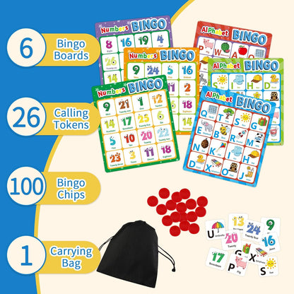 Edumix Alphabet Bingo Game