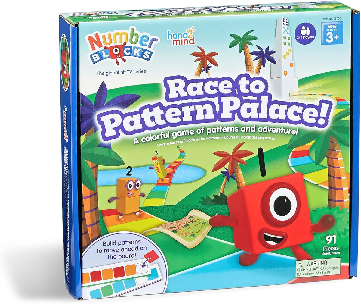 hand2mind Numberblocks Pattern Palace Board Game