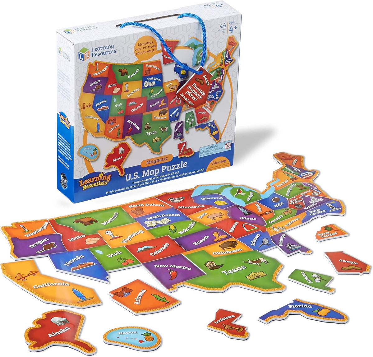 Learning Resources Magnetic U.S. Map Puzzle