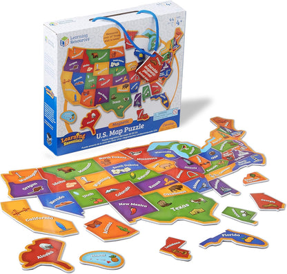 Learning Resources Magnetic U.S. Map Puzzle