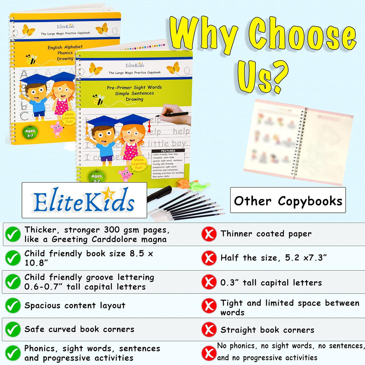EliteKids Handwriting Practice Workbook